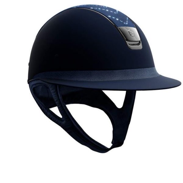 Samshield Miss Shield avec top Chevron Crystal Blue Alcantara