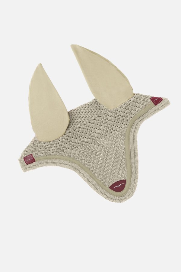 Animo Cisconsin bonnet : Voile anti-mouches en tissage au crochet élégant et respirant avec cache-oreilles assortis en jersey élastique.