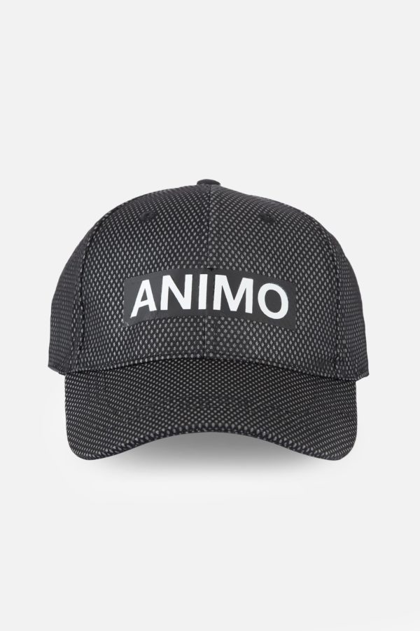 Animo Vulcano casquette unisex : Casquette de baseball unisexe en mesh avec logo Animo thermoadhésif. TISSU MESH 50% Coton – 50% Polyester
