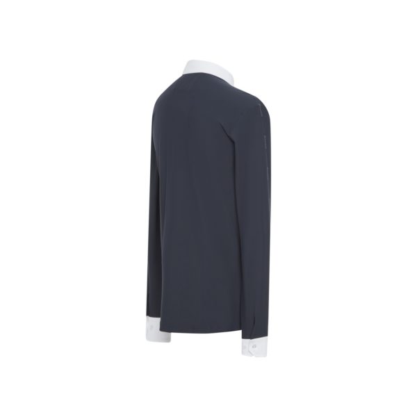 Samshield Come chemise de concours : Chemise de compétition extensible, respirante, UV, éco-conçue, logos discrets, lavable en machine.