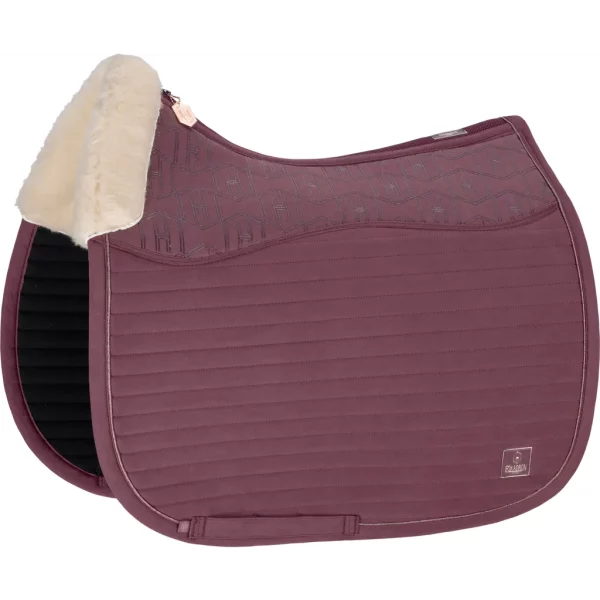 Le tapis de selle Eskadron Héritage Evo-Wool allie durabilité, confort, et élégance, avec une doublure en laine, antidérapant et une circulation d'air optimale.